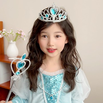 Baby童衣 女童髮飾 魔法棒套裝組 生日皇冠 頭飾髮箍 88168