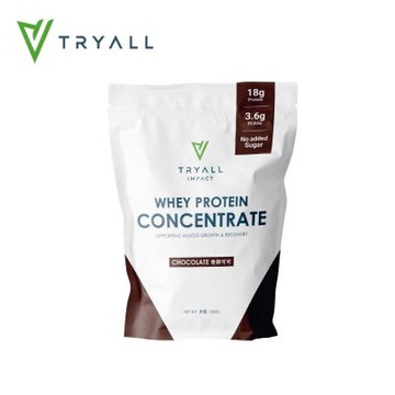 [台灣 Tryall] 濃縮乳清蛋白粉(500g/袋)-任選均一價