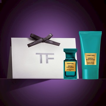 【TOM FORD】地中海系列美體香氛組 暖陽橙花護手霜+香水4ML  | 男生送禮 | 女生送禮 | 香水 | 香氛禮盒 |送朋友|推薦送禮