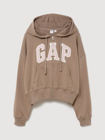 寬版 Gap Logo 法式毛圈布拉鍊連帽衫