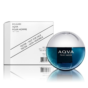 BVLGARI AQVA 水能量男性淡香水 100ML TESTER 環保包裝