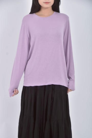 (M) lake韓牌內搭紫色長袖上衣