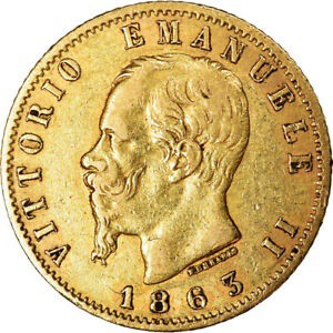 アンティークコイン コイン 金貨 銀貨 Coin, Italy, Vittorio Emanuele