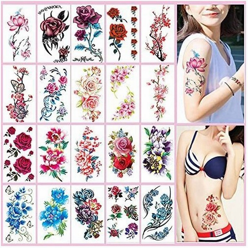 タトゥーシール ボディーシール レディース 刺青シール 枚セット 通販 Lineポイント最大0 5 Get Lineショッピング