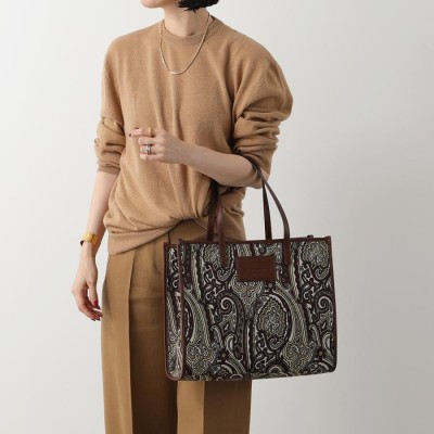 ETRO エトロ トートバッグ 1N008 8666 レディース ジャカード ファブリック ペイズリー ロゴ 鞄 300 | LINEブランドカタログ