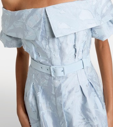 Rebecca Vallance Bridal Anneli cotton-blend brocade gown