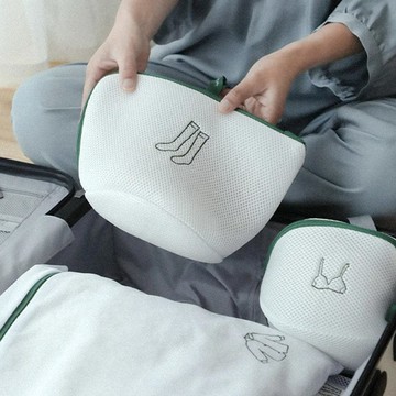 襪子專用防纏繞防勾絲洗衣袋/絲襪護洗袋-3入 單一規格