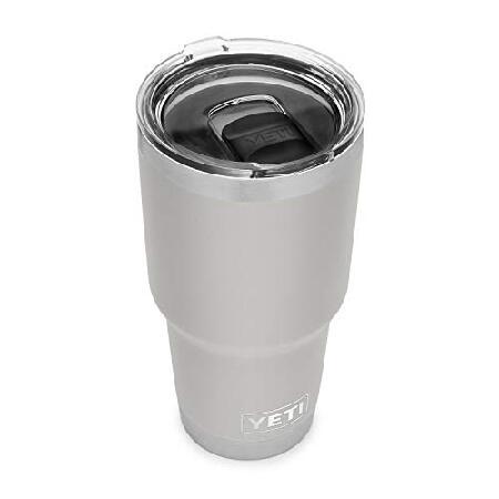 YETI Rambler 30 oz Tumbler, Stainless Steel, Vacuum Insulated with MagSlider Lid, Granite Gray並行輸入品