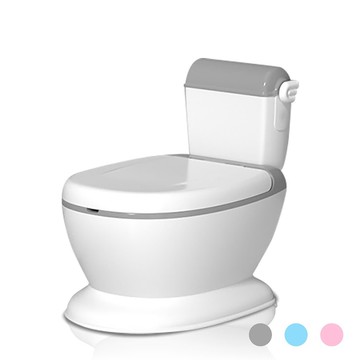 Kikimmy - 兒童學習馬桶-灰 (27.5x40x40cm)