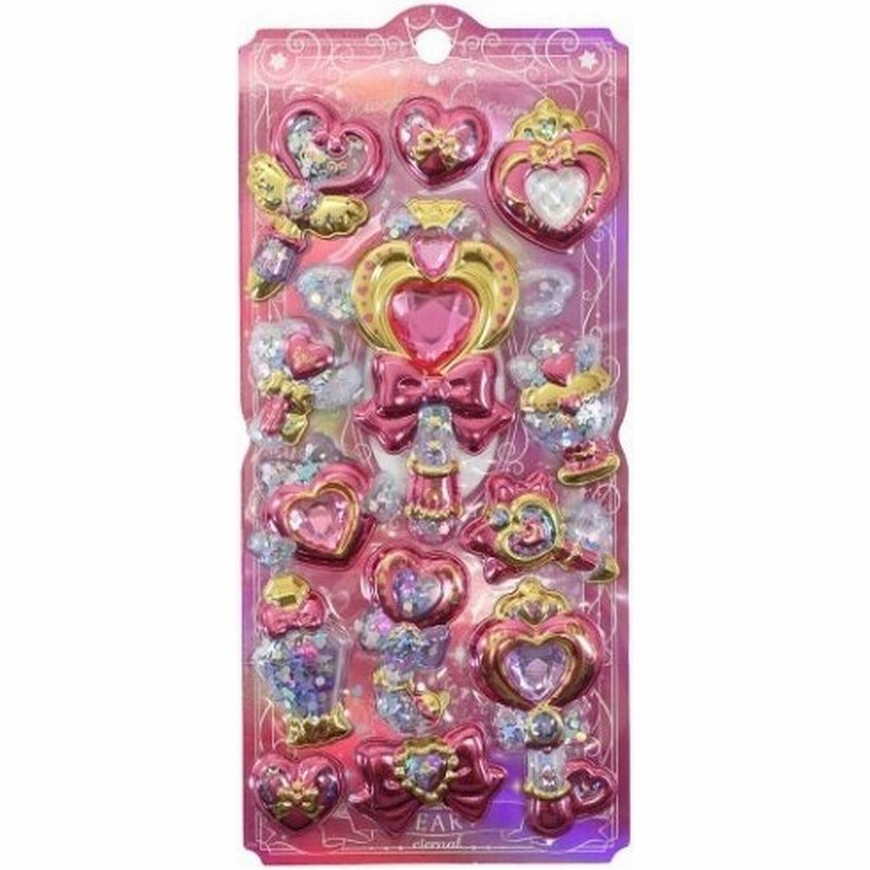 エターナルジュエリークラウンシール スパイラルハート シールシート Q Lia 女の子向け Decoシール 通販 Lineポイント最大get Lineショッピング