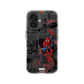 iPhone 16 Clear 透明 - 迪士尼-漫威 Marvel - 蜘蛛人-漫畫風格