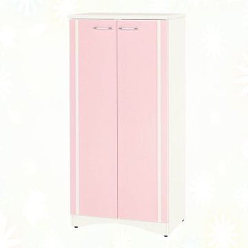 文創集-南亞塑鋼   山亞  南亞塑鋼2.1尺雙開門中高鞋櫃-63.4x36.5x130cm免組