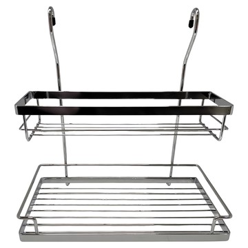 HomeMax 不鏽鋼雙層調味紙巾架 #304  銀色  1個