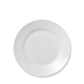 白色繽紛唐草 - 盤25cm(本商品不提供破損保證)