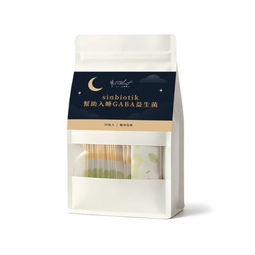 舒眠益生菌 271控醣 sinbiotik幫助入睡GABA益生菌30包x1袋(健康維持 素食 無添加糖)
