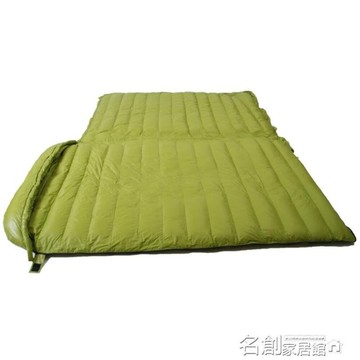 睡袋 山鞍超輕便攜隔臟單人雙人鵝絨羽絨睡袋成人戶外加大加寬情侶冬季 名創家居館DF