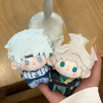 【臺灣出貨】遊戲超自然行動組同人周邊娃娃零逍遙屬性10cm印花體棉花娃娃玩偶