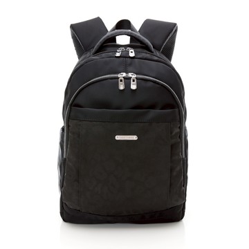 【金安德森】叢林漫遊 多功能隔層後背包-魅惑黑