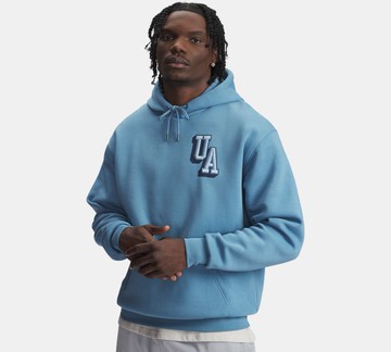 [UA]男 Icon Flc Graphic 長袖帽T-人氣新品