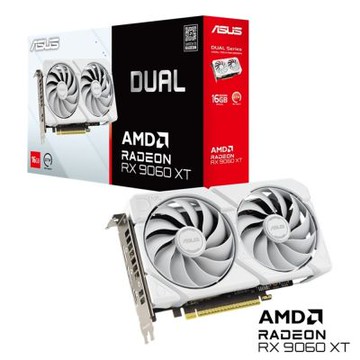 ASUS 華碩 DUAL RX9060XT 16G WHITE 顯示卡
