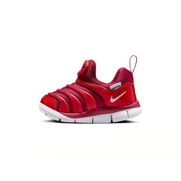 Nike Dynamo Free TD 運動鞋 小童 童鞋 紅色 毛毛蟲鞋 無鞋帶 休閒鞋 343938-621