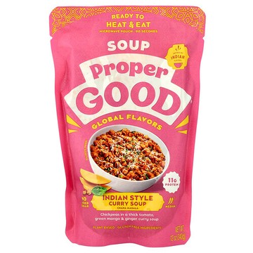 Proper Good, 印度風味咖喱湯，Chana Masala，中辣，12 盎司（340 克）