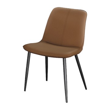 Boden-丹迪爾皮革餐椅/單椅/休閒椅/洽談椅/商業椅(四入組合-兩色可選)-50x60x81cm