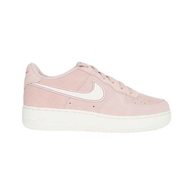 NIKE AIR FORCE 1 LV8 1-GS 女大童休閒運動鞋 IB5688-600 藕粉白