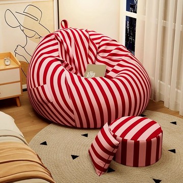 ??快速出貨 可開發票 【守望者】懶人沙發可躺可睡休閑豆袋坐墩陽臺臥室沙發椅單人躺椅