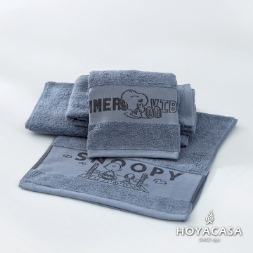 HOYACASA x 史努比聯名系列 純棉吸水毛巾｜二入｜集點加購