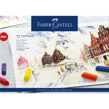 Faber-Castell創意工坊軟性粉彩系列短型72色*128272【APP滿額下單10%點數(單一帳號最高5000點)】1/31止