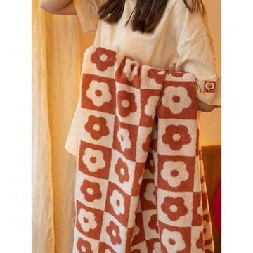 碎花系列浴巾純棉女復古家用全棉加厚成人洗澡毛巾吸水不掉毛