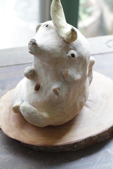 俏皮狗狗陶偶系列~不要再蘿蔔好棒了啦我們來小白香蕉好嗎