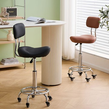 家用廚房炒菜椅子可旋轉升降小戶型書桌椅收銀前臺椅理發師專用椅