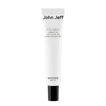John Jeff 咖啡因眼霜 保濕 舒緩眼周 15g
