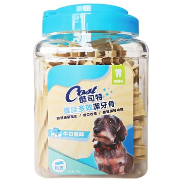 Cost 酷司特 螺旋多效潔牙骨 長支 M  牛奶風味  580g  1桶