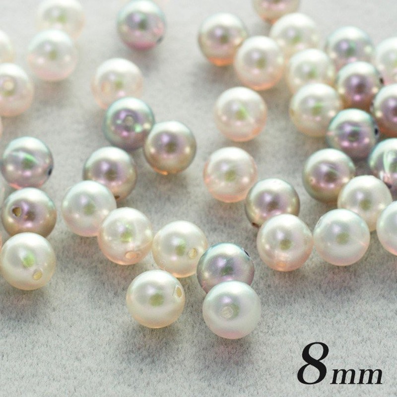 フェアリーパール 8mm | ビーズ パール 虹色 ハンドメイド アクセサリー 透明感 ゆめふわ 通販 LINEポイント最大0.5%GET |  LINEショッピング