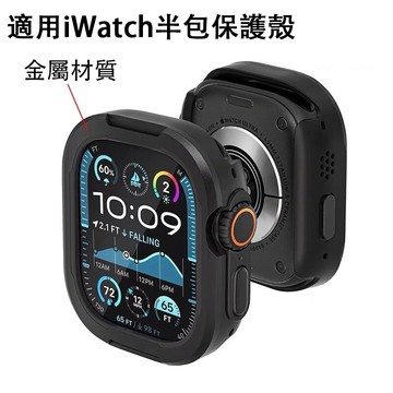 【台灣出貨】鋁合金鏤空殼 適用 APPLE WATCH S11 10 9 8  刀鋒保護殼 tpu 邊框殼 防摔殼 錶框