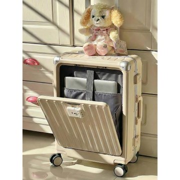 御旅開口拉桿箱萬向輪多功能行李箱男女潮20 24寸鋁框旅行箱硬箱