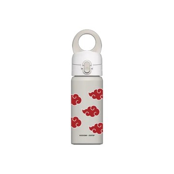 磁吸水壺 AquaStand 不鏽鋼 480cc - 無吸管 貝殼灰 - 火影忍者 Naruto - LOGO系列-曉