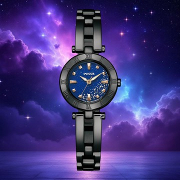 CITIZEN 星辰 wicca 公主系列 星辰夜空 太陽能時尚錶 女錶-KP2-647-71R