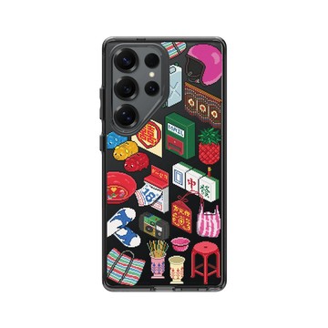 Galaxy S25 Ultra Clear 酷墨灰 - 老屋顏 Old House Face - 像素百貨