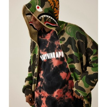 【日貨代購CITY】2025AW BAPE ABC CAMO CROCHET SHARK FULL ZIP 鯊魚 外套