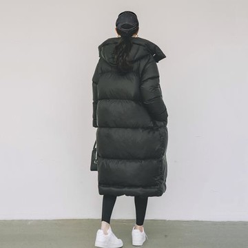 爆厚~非北方慎拍~95絨加厚加長款羽絨服女過膝 冬東北極寒哈爾濱