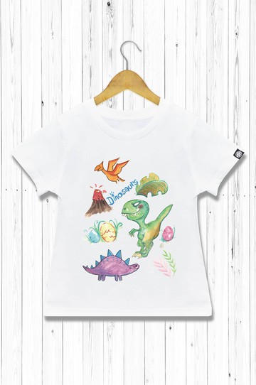 STATELYWORK 大恐龍手繪T-童裝