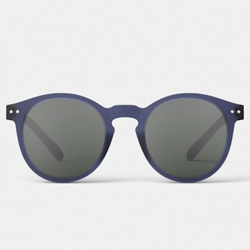IZIPIZI Sun 太陽眼鏡 墨鏡 成人尺寸 #M框 灰色鏡片-靛藍