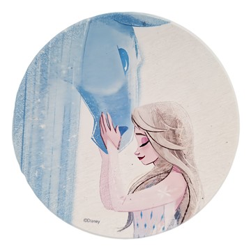 Disney 迪士尼 迪士尼珪藻土杯墊-(傾聽艾莎)  10 x 10 x 0.9cm  傾聽艾莎  1個