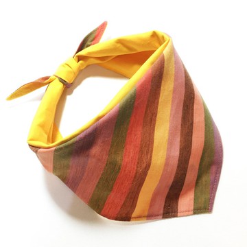 狗狗專屬名領巾-客製化(中小型犬)- 五彩紋