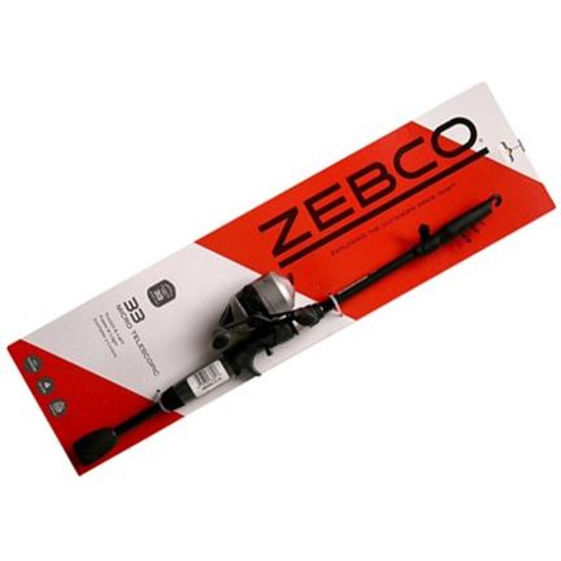 ゼブコ Zebco 33マイクロ 33Micro スピンキャストリール 5.0ft テレスコピックロッド セット