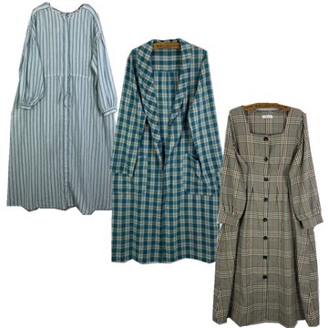 古著日系復古森女棉布洋裝裙法式氣質慵懶風碎花寬松長款連衣裙